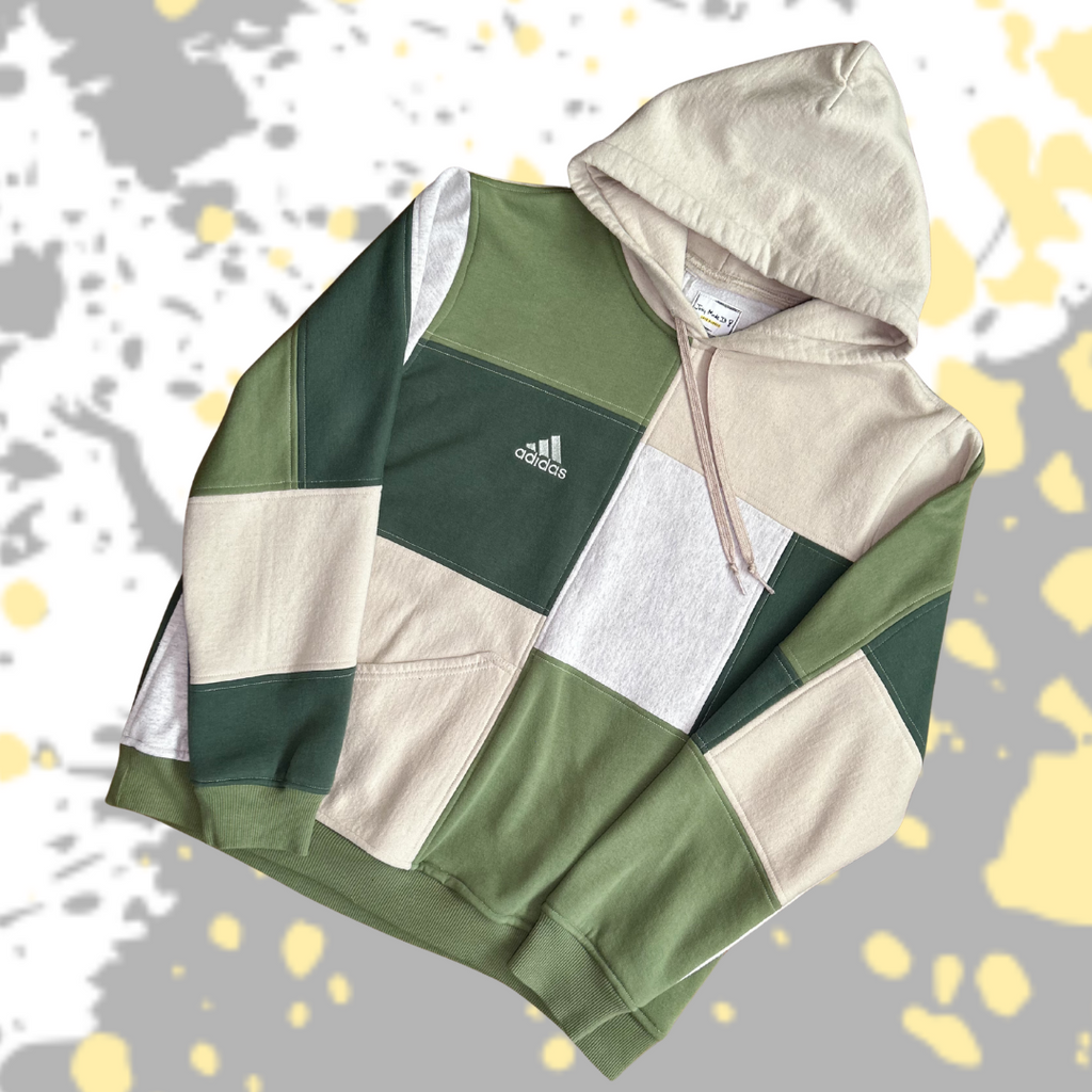 Green and Neutral Adidas Hoodie