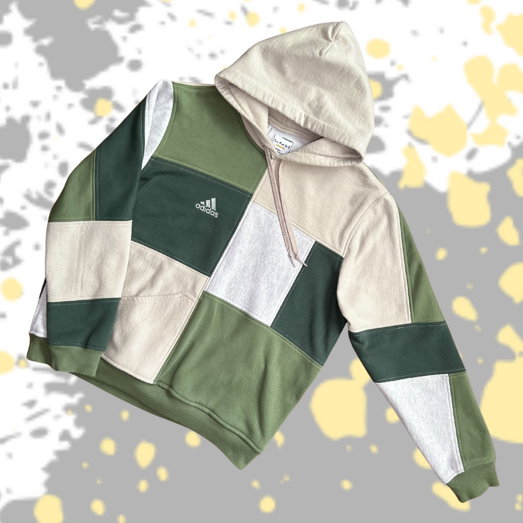Green and Neutral Adidas Hoodie