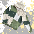 Green and Neutral Adidas Hoodie