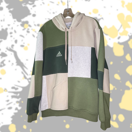 Green and Neutral Adidas Hoodie