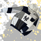 New York Yankees Grey Jersey Hoodie