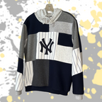 New York Yankees Grey Jersey Hoodie